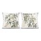 Stupell Industries Olive Branches in Pastel 2 Piece Decorative Printed Throw Pillow Set design by Mona Grace, 18 x 7 x 18